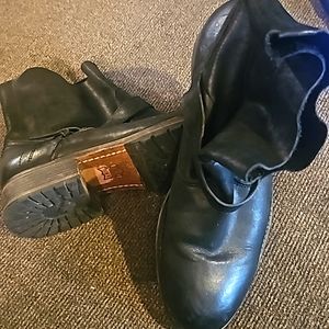 Vero Cuoio leather ankle boot black New never worn size 9